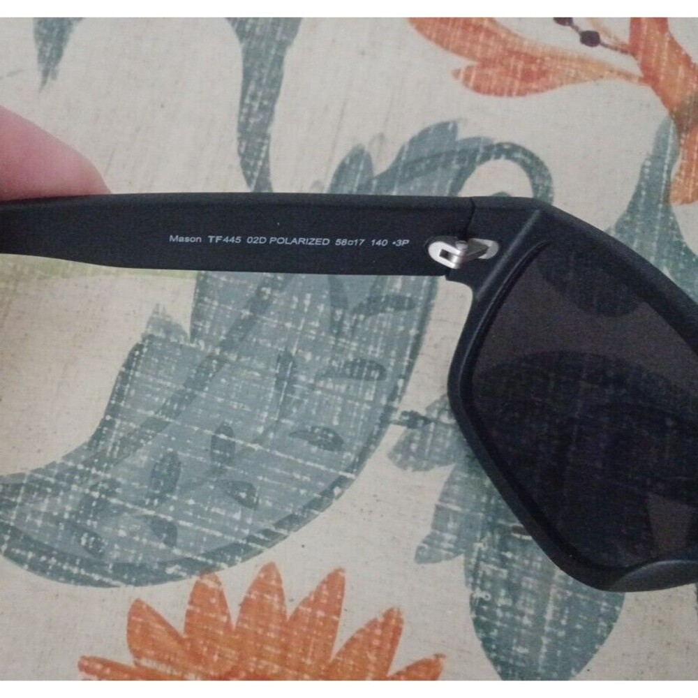 TOM FORD Mason TF445 02D Poralized 58.17 140 *3P Sunglasses Matt Black - Picture 7 of 9